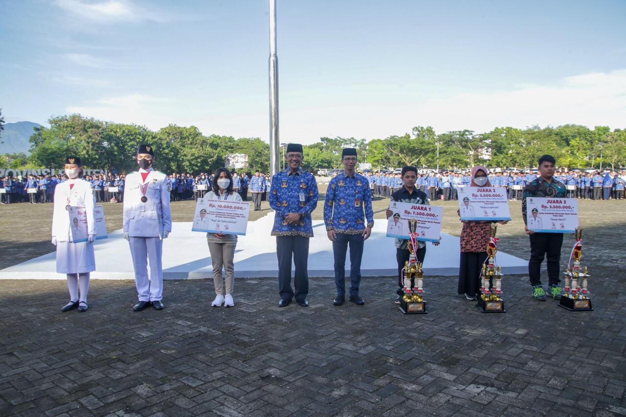 Pimpin Upacara Peringatan Hari Sumpah pemuda, PJ Sekda Tranggono Ajak Pemuda Tangani Stunting