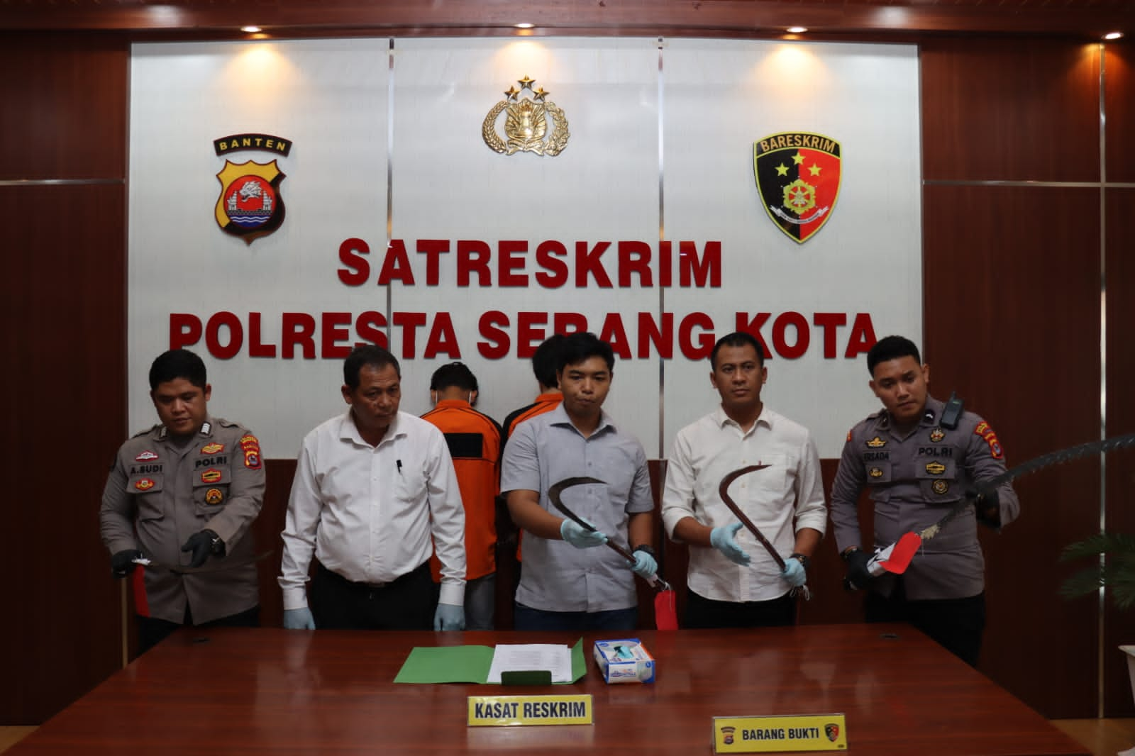 Polresta Serang kota Gelar Patroli Skala Besar Gabungan Guna Berantas Berandal Jalanan