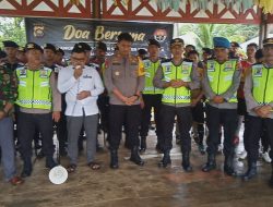 Kapolres Merangin Langsung Monitor Turnament Sepak Bola Al Haris Cup 2022 dan Do’a Bersama.