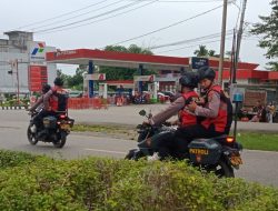 Patroli Kota Samapta Laksanakan Giat Kamtibmas di Bangko kota