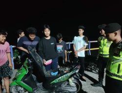 Beri Rasa Aman Di Malam Hari Sat Samapta Polres Tebo Gelar Patroli Malam