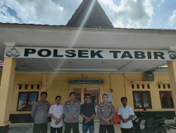 Polsek Tabir Terima Anggota Panwascam Tabir Ilir dan Tabir Timur