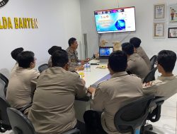 Bidhumas Polda Banten Ikuti Zoom Meeting Workshop Perisai Cyber