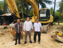 POLRESTA BANDA ACEH AMANKAN EXCAVATOR DILOKASI PERTAMBANGAN GALIAN C ILLEGAL