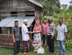 KOMUNITAS JUM’AT BERKAH, BANTU TIGA JANDA MISKIN DESA TANOH ANOU ACEH TIMUR.