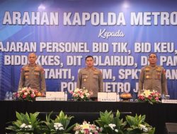 Kapolda Metro Jaya Berikan Arahan Kepada Satker Fungsi Pelayanan, Polairud, Pamobvit dan Staff Jajaran Polda Metro Jaya