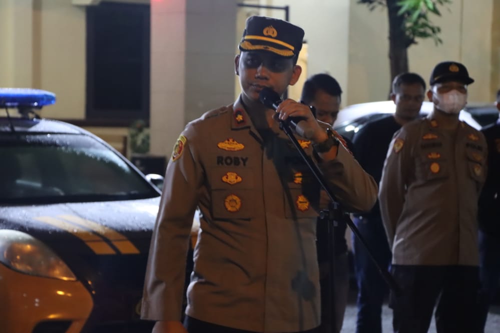 Pamatwil Polda Banten Gelar Patroli Skala Besar di Polres Lebak