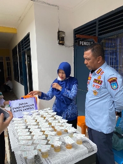 CIPTAKAN LINGKUNGAN BERSIH NARKOBA, DISHUB LANGSA TES URINE TERHADAP STAFNYA.