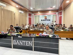 Polda Banten Gelar Anev Mingguan Terkait Gangguan Kamtibmas