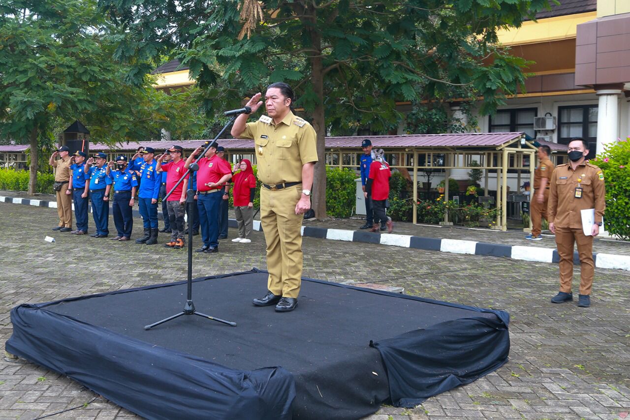 PJ Gubernur Al Muktabar Buka Kompetisi Kecakapan Pemadam Kebakaran Provinsi Banten