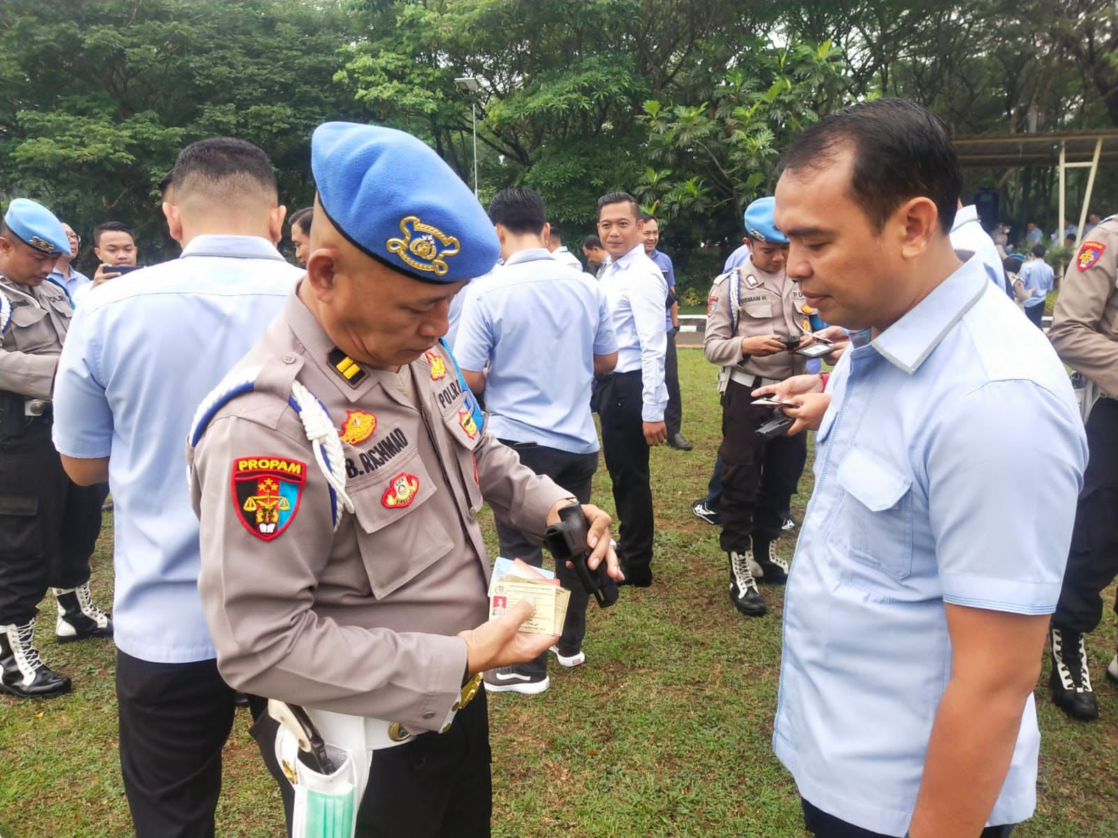 Bidpropam Polda Banten Lakukan Gaktiblin dan Pemeriksaan Urine Personel Ditreskrimsus