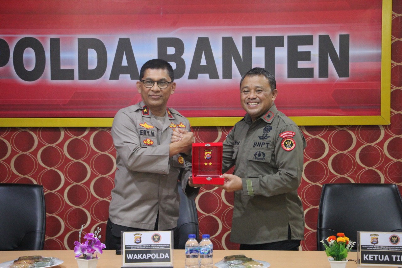 Polda Banten Hadiri Pengukuran Indeks Kesiapan Aparatur Pemerintah Dalam Penanggulangan Terorisme