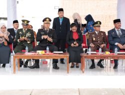 Waka polres Tebo Kompol Deni Mulyadi SE Menghadiri Upacara Memperingati Hari Pahlawan Di Arena  lapangan Ex MTQ Kab Tebo