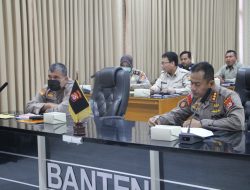 Polda Banten Ikuti Zoom Metting Rapat Analisis dan Evaluasi Program Quick Wins Persisi