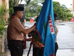 Dirbinmas Polda Banten Lepas Saka Bhayangkara Ikuti Pertikaranas IV di Sumatra Selatan