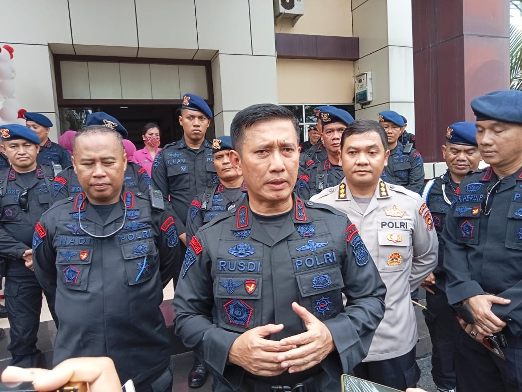 Kapolda Jambi Irjen Pol Rusdi Hartono Menghadiri Syukuran HUT Ke 77 Korps Brimob Polri Polda Jambi