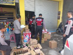 OPS Pekat Maung Hari Ke- 5, Polres Serang Sita 640 Botol Miras