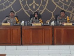 Kapolres Tebo Akbp Fitria Mega M.psi.psi  Membuka Pra Operasi Pekat II Siginjai 2022  Bertempat Di Aula Wira Astha Brata Polres Tebo