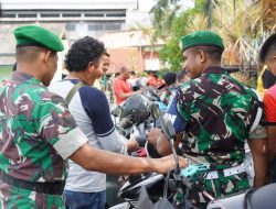 Korem 064/ MY Lakukan Pemeriksaan Kendaraan Dinas Maupun Pribadi