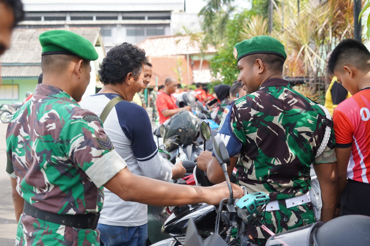 Korem 064/ MY Lakukan Pemeriksaan Kendaraan Dinas Maupun Pribadi