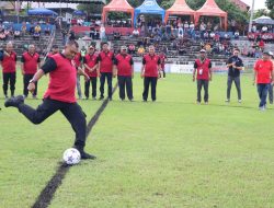 PEMBUKAAN TURNAMEN PIALA KAPOLRES ACEH BESAR TAHUN 2022 DILAPANGAN PUTRA SAMAHANI, GAMPONG LAM SITEH COT KUTA MALAKA.