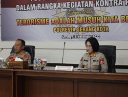 Bidhumas Polda Banten Dampingi Tim Divhumas Polri Selaturahmi Kamtibmas Dalam Rangka Kontra Radikal