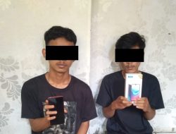 Dua Pelaku Jambret Handphone Berhasil Diamankan Unit Reskrim Polsek Cipanas Polres Lebak