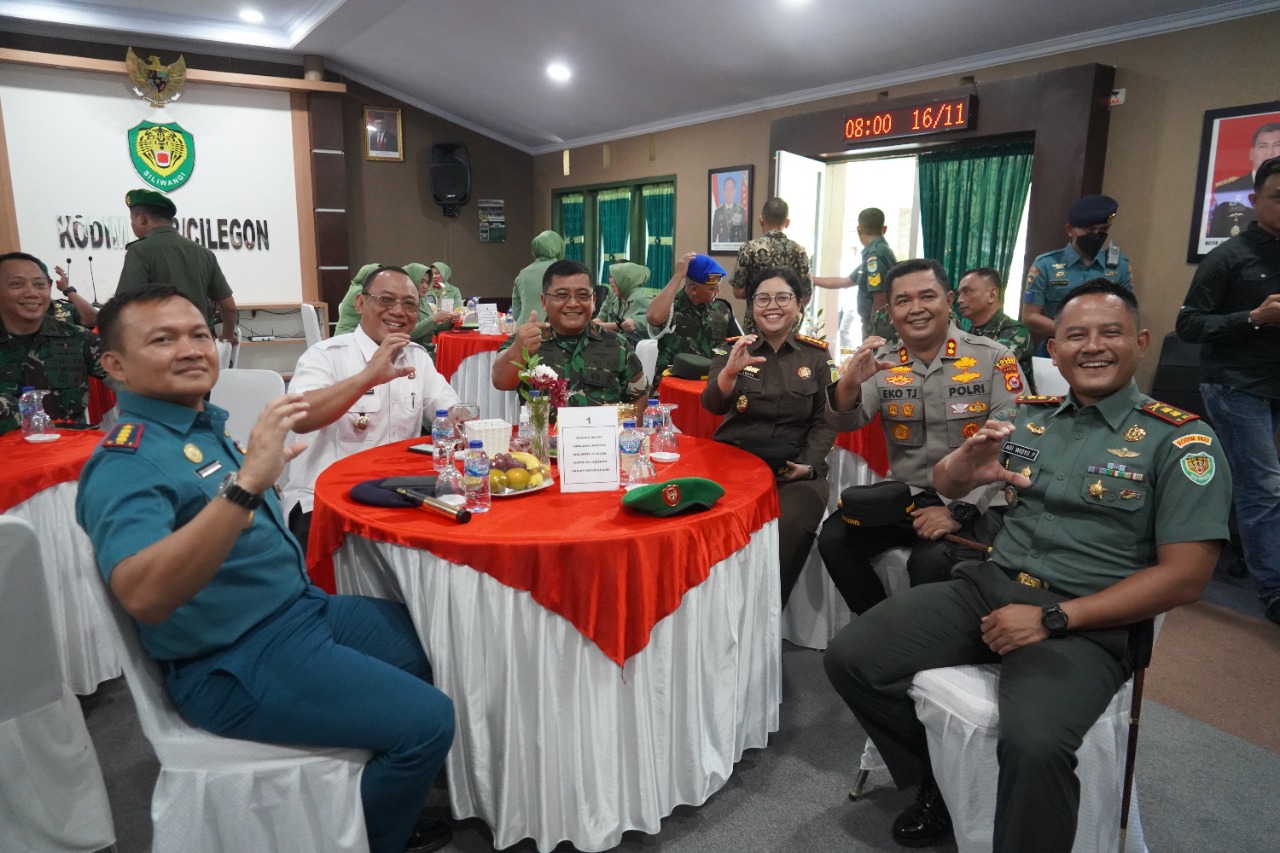 Lakukan Kunker ke Kodim 0623/ Cilegon, Danrem 064/ MY Ungkap Siap Sejahterakan Prajurit