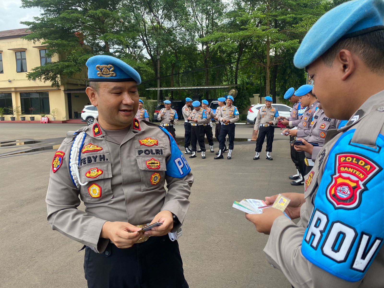 Kasubbid Provos Lakukan Gaktibplin Terhadap Personel Bidpropam Polda Banten