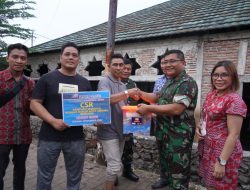 Danrem 064/MY Bersama PT Modern Industrial Estate Salurkan Bantuan untuk Korban Banjir