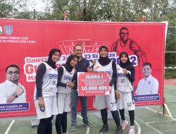 KAPOLRES LHOKSEUMAWE TUTUP KEJUARAAN BASKET BALL 3×3 COMPETITION KU 23 GUBERNUR CUP 2023.