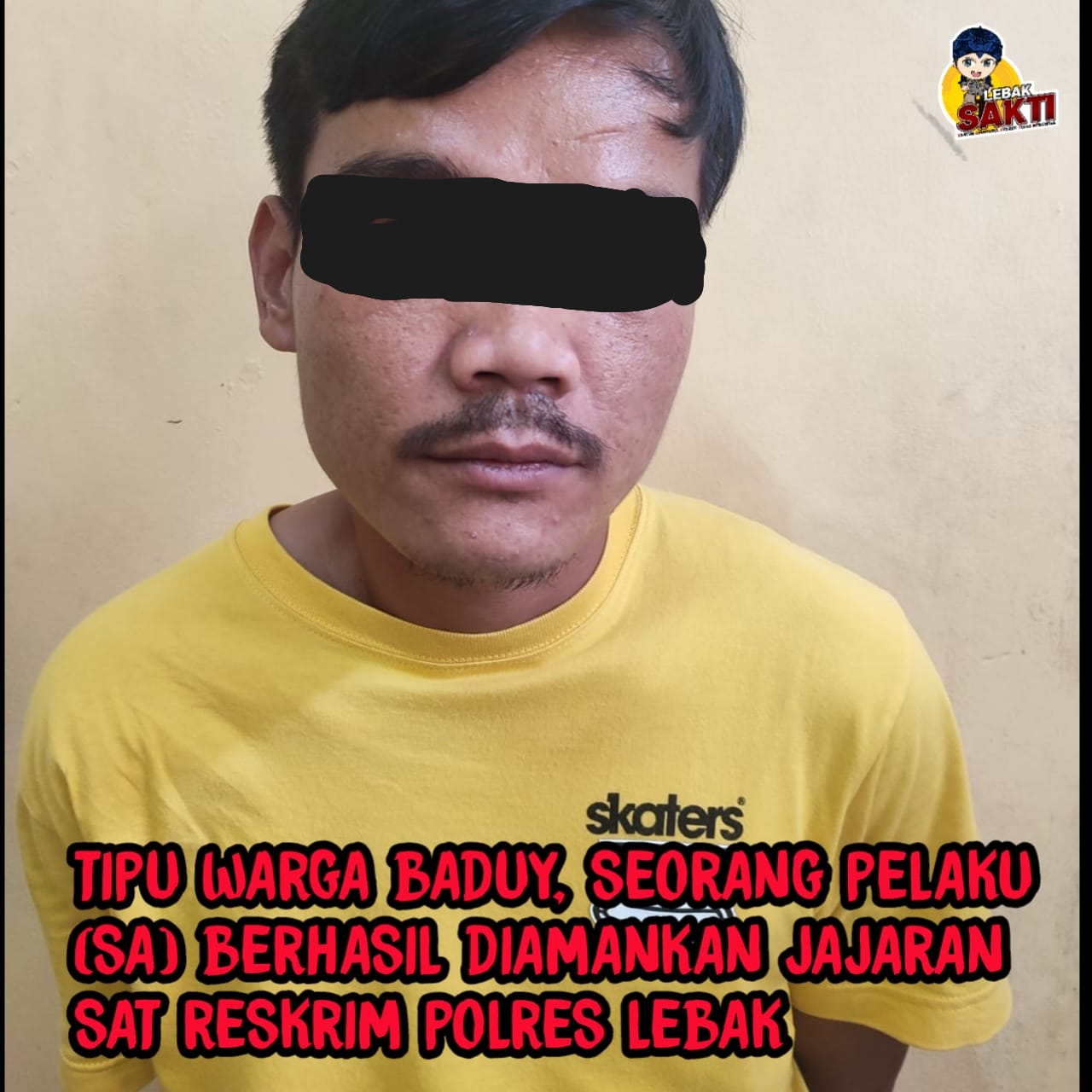 Tipu Warga Baduy, Pelaku Berhasil Diamankan Satreskrim Polres Lebak