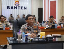 Tingkatkan Kepercayaan Publik, Polda Banten Ikuti Anev Program Quick Wins Presisi