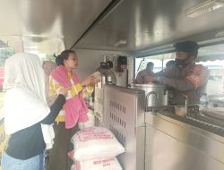 Food Truck Brimob Polri Sediakan 18.000 Paket Makanan Bagi Pengungsi Gempa Cianjur