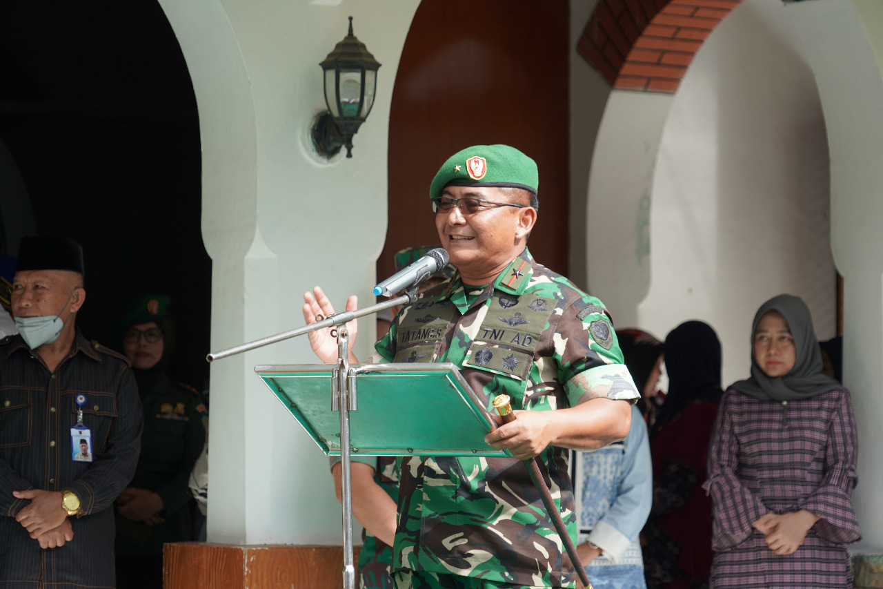 Korem 064/ MY  Bergerak Cepat Berikan Bantuan Kemanusiaan Untuk Korban Gempa Cianjur