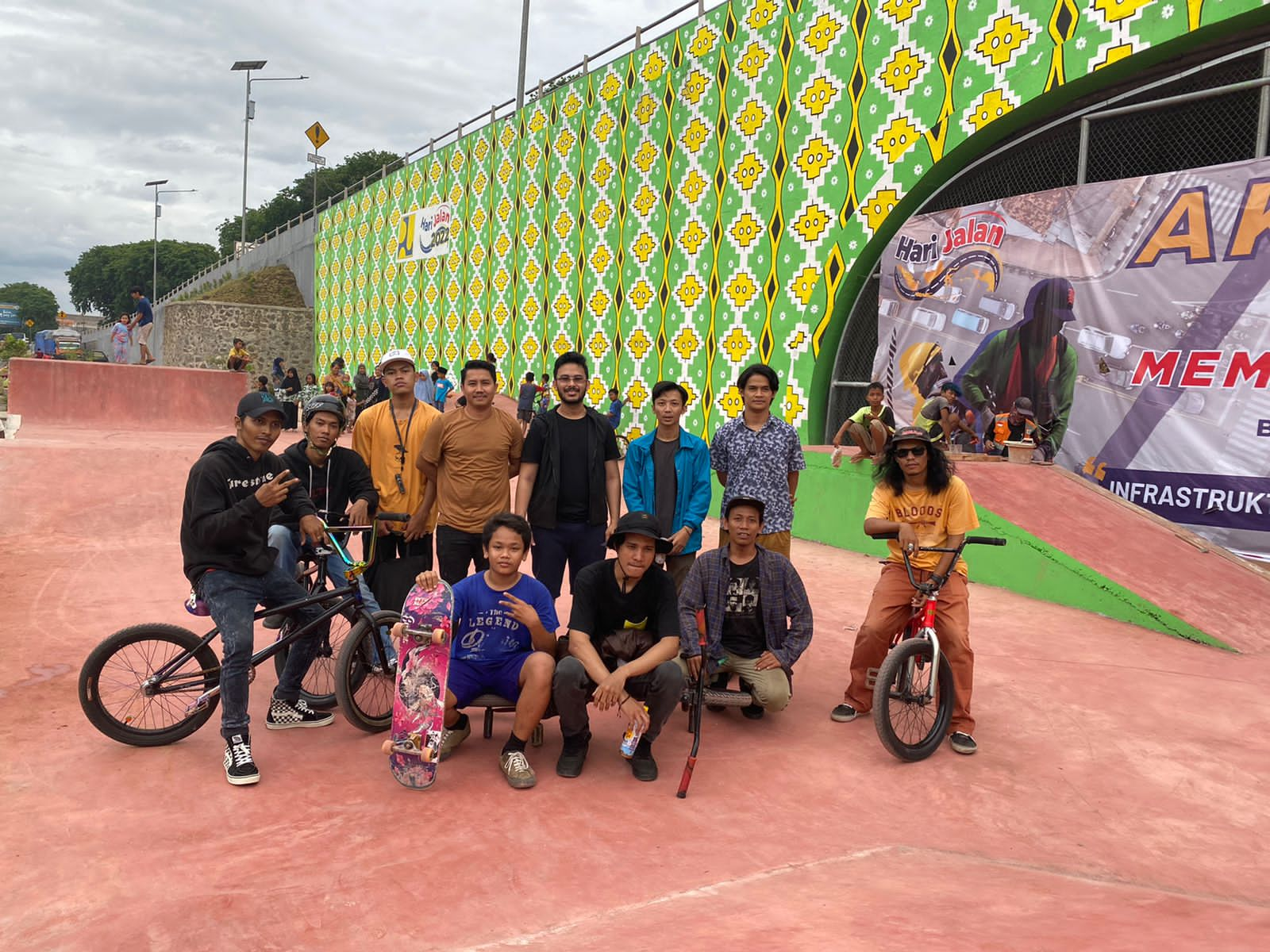 KIS & ABI Banten Meninjau Skatepark  Yang Dibangun Oleh PUPR, Pembina KIS & BMX Banten, Tidak Sesuai Standard