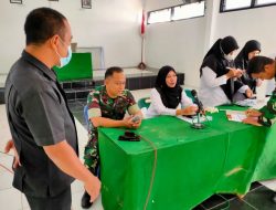 GANDENG BNNK – KODIM 0202/PIDIE SELENGGARAKAN PENYULUHAN P4GN DAN PERIKSA URINE SECARA ACAK