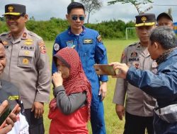 Polri Kembali MengirimKan Bantuan Kebutuhan Bagi Para Korban  Pengungsian  Genpa Cianjur .Pengiriman Bantuan  Di Lakukan  Dengan Mengunakan Helikopter