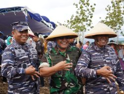 Brigjen TNI Tatang Subarna Dampingi Kunker KASAL ke Wilayah Korem 064/MY