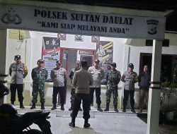 SINERGITAS TNI-POLRI – LAKUKAN PATROLI MALAM JAGA HARKAMTIBMAS