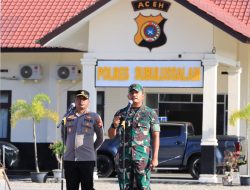 SOLIDARITAS TANPA BATAS TNI-POLRI – POLRES SUBULUSSALAM GELAR APEL BERSAMA KODIM/0118 SUBULUSSALAM