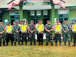 Apel Pagi Bersama Dalam Rangka  Tingkat  Sinergi  TNI/POLRI ,Polsek Rimbo Bujang Dan Koramil  416/07 Rimbo Bujang  Di Makoramil  416/07 Rimbo Bujang