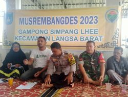 RAPAT PERUBAHAN APBG TAHUN 2022 – GAMPONG SIMPANG LHEE BERJALAN SUKSES TERTIB DAN AMAN