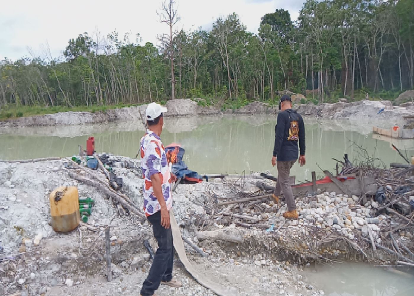 kembali 5 Set Mesin Peti Di rusak Personil Razia dari Polres Merangin