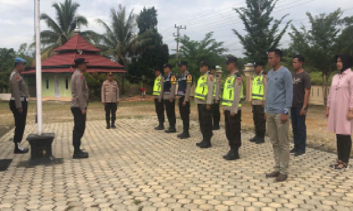 Kapolsek Bangko laksanakan Do’a bersama untuk Korban Musibah Bencana Di Cianjur