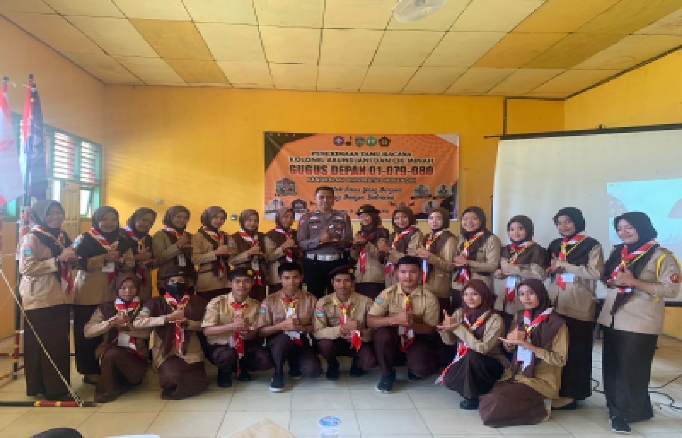 Unit Kamsel Satlantas Polres Merangin Laksanakan Kegiatan Police Go To Campus