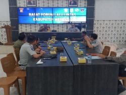 Kapolres Merangin Buka Rapat Forum Lalu Lintas dalam Rangka Pemasangan Pita Kejut