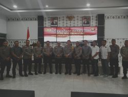 Supersvisi Ops Pekat II Siginajai 2022 di Polres Merangin di Ikuti Polres Kerinci.