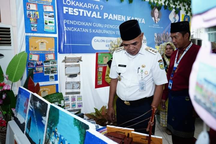 Pj.Bupati Tebo H.Aspan ST Buka Lokakarya Festival Panen Hasil Belajar