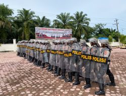 TINGKATKAN KAMPUAN PERSONEL – SAT SAMAPTA POLRES SUBUSSALAM GELAR LATIHAN DALMAS